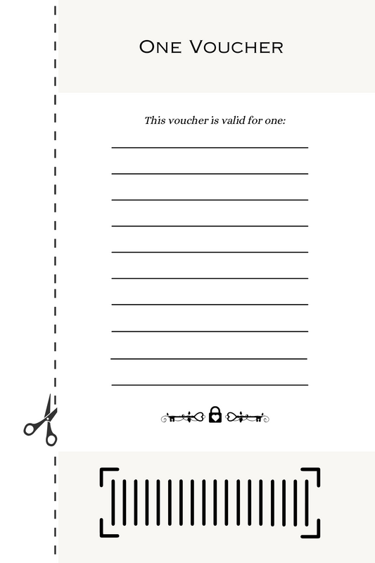 30 Days of Love: Blank Gift Vouchers