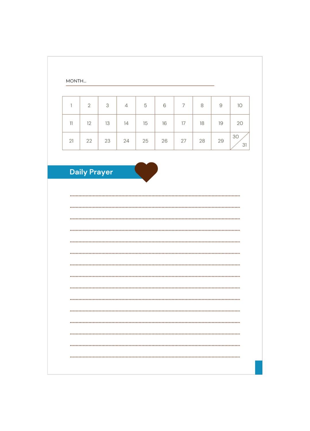 Black Queen, Be Brave - 6x9  Prayer Journal