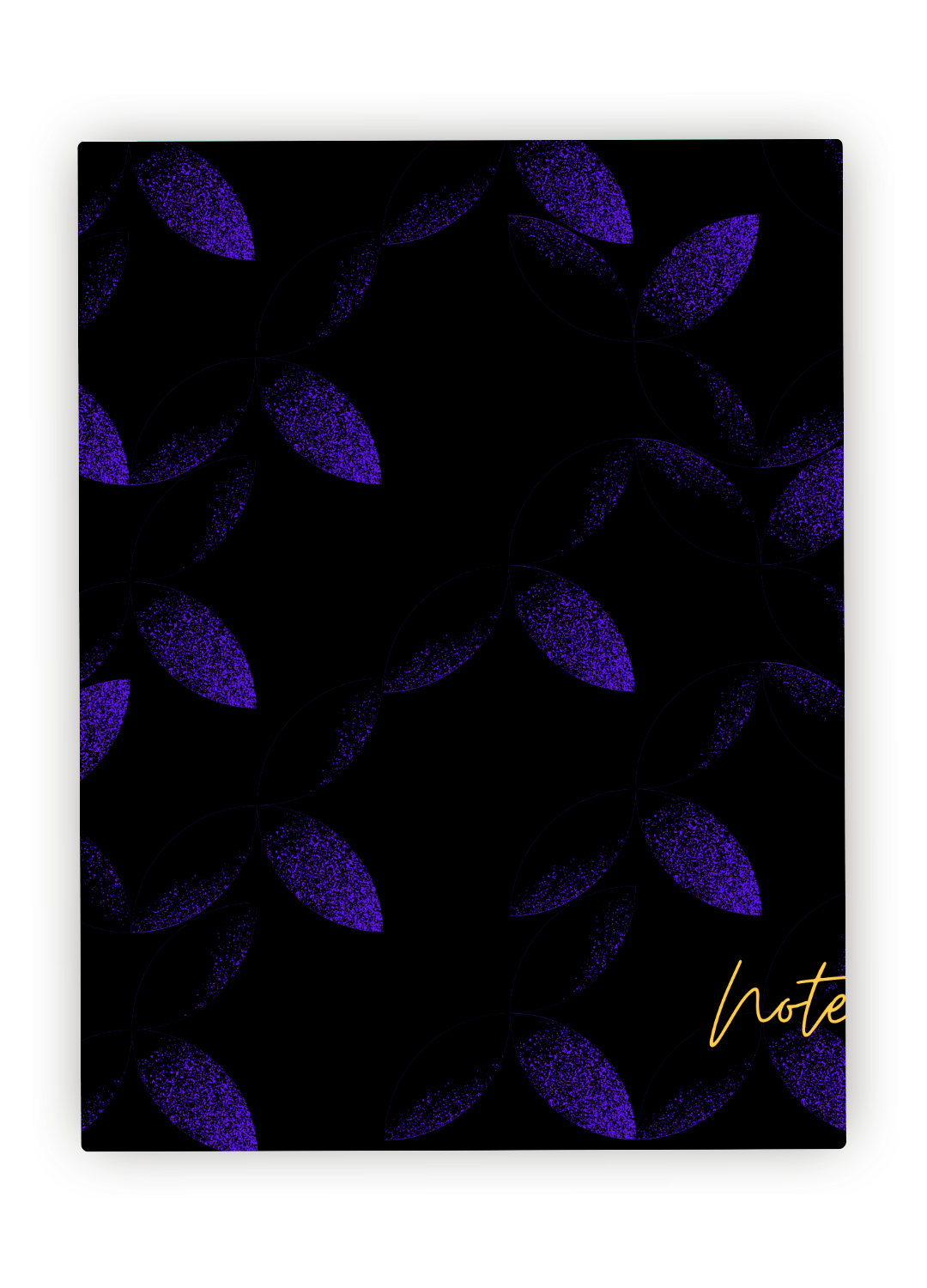 Purple Love - Paperback 100 Page Lined Notebook, Sized at 5x8