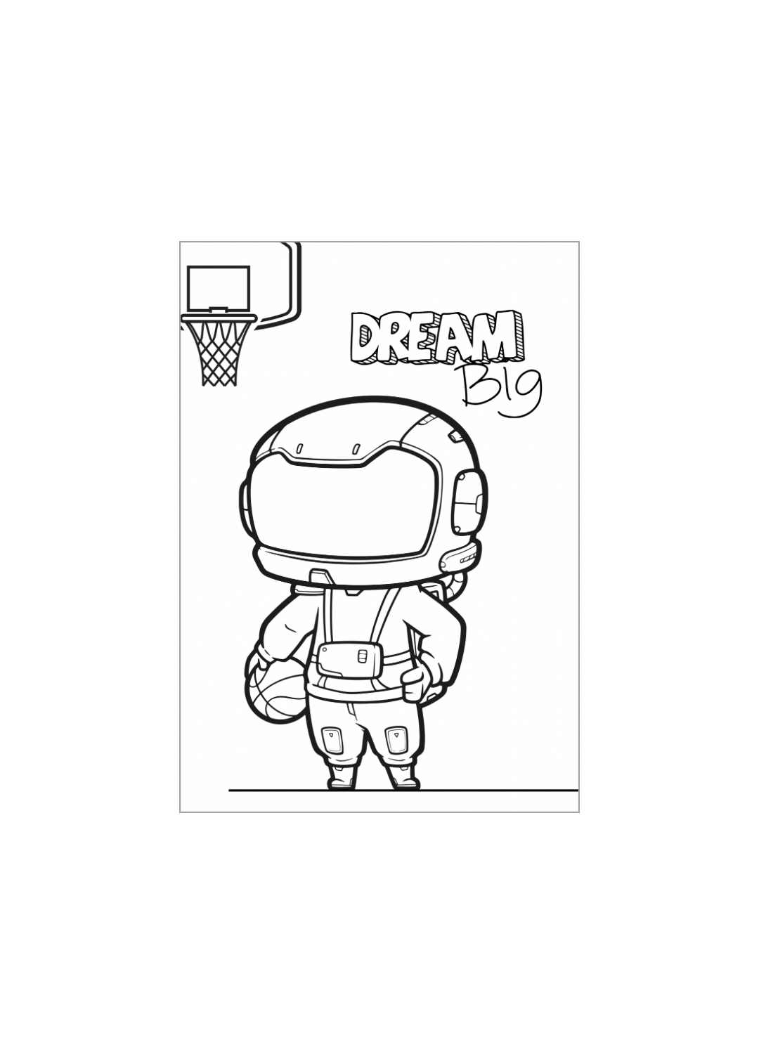 Astronaut Adventures Coloring Book for Kids: Astronauts Playing Sports, Making Music & More | 8.5 x 11 Fun