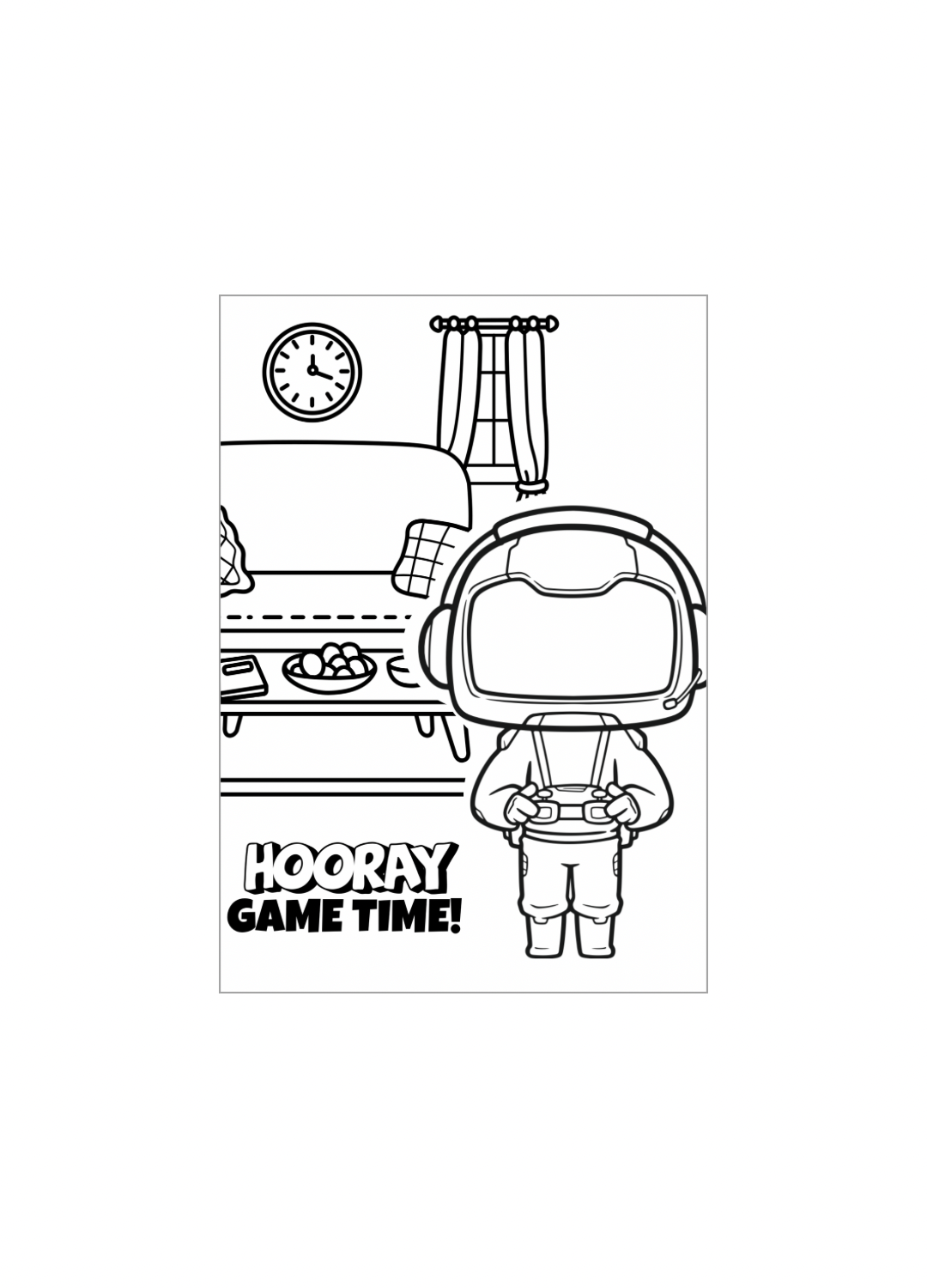 Astronaut Adventures Coloring Book for Kids: Astronauts Playing Sports, Making Music & More | 8.5 x 11 Fun