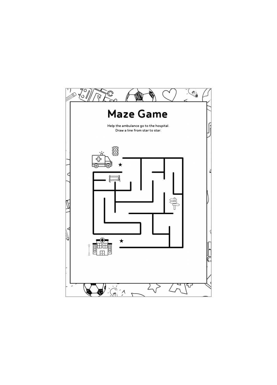 Creative Fun: 8.5x11 Coloring, Tracing Letters, Mazes & Blank Pages for Kids – 60 Pages of Learning & Imagination, Coloring Book