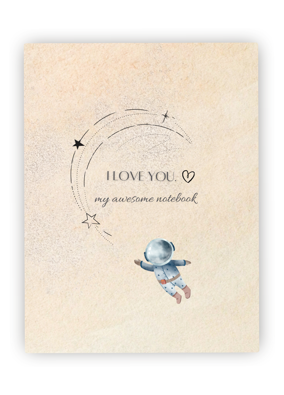 To The Moon - Paperback 100 Page Lined Notebook, Sized at 5x8