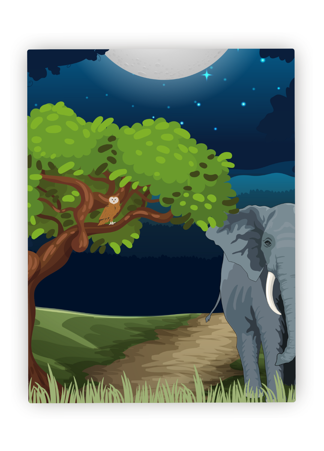 Elephant Odyssey: A Notebook for Your Journey - Paperback 100 Page Lined Notebook, Sized at 5x8