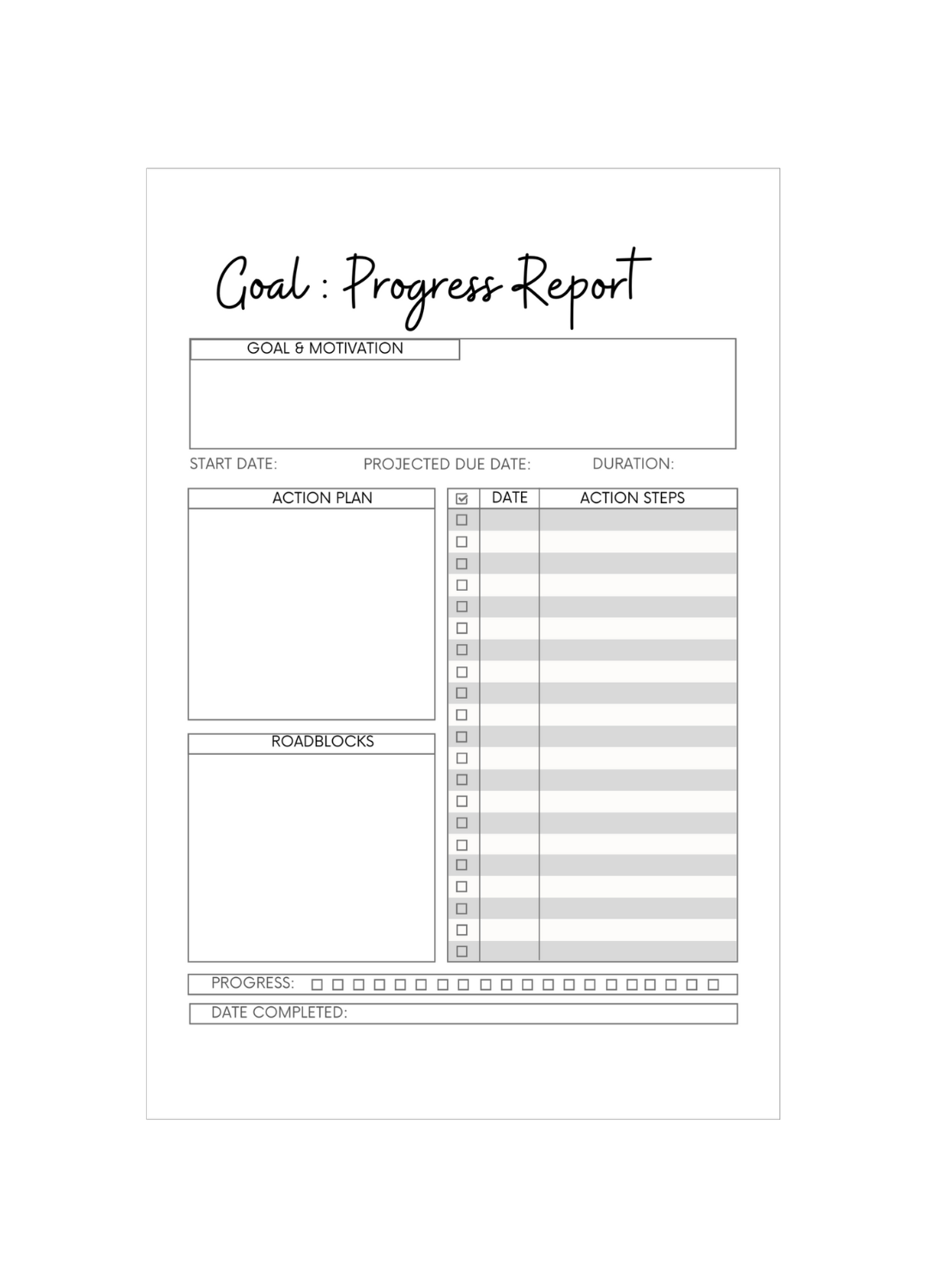 Empower Your Journey: The Ultimate Life Tracker Journal