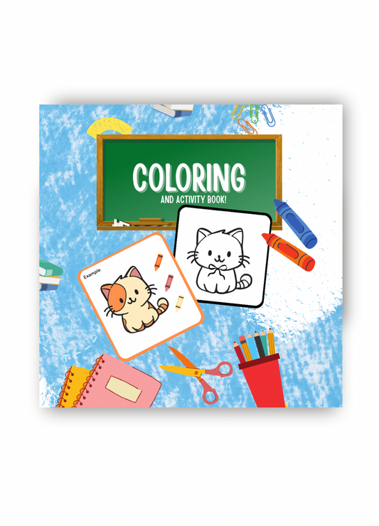 Creative Fun: 8.5x11 Coloring, Tracing Letters, Mazes & Blank Pages for Kids – 60 Pages of Learning & Imagination, Coloring Book