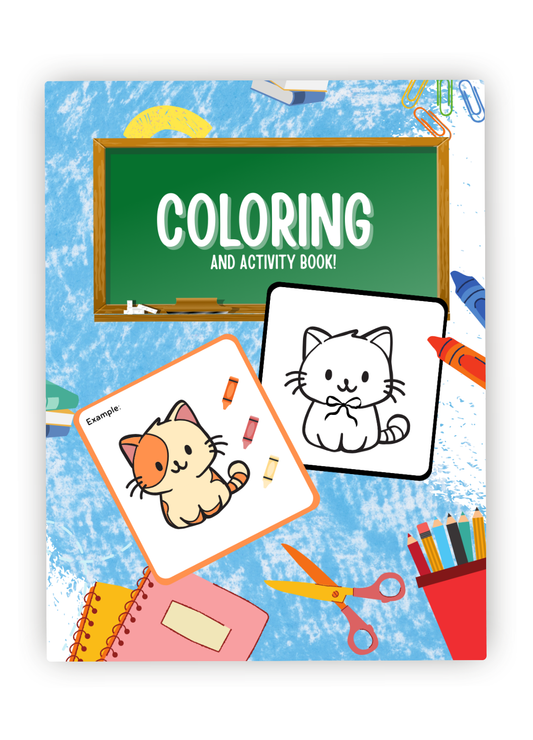 Creative Fun: 8.5x11 Coloring, Tracing Letters, Mazes & Blank Pages for Kids – 60 Pages of Learning & Imagination, Coloring Book