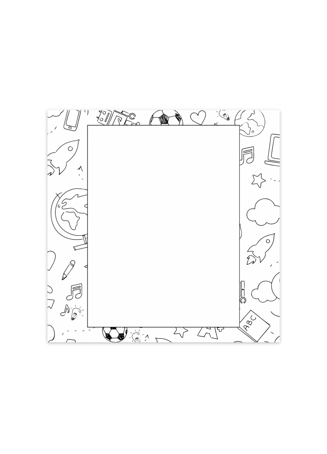 Creative Fun: 8.5x11 Coloring, Tracing Letters, Mazes & Blank Pages for Kids – 60 Pages of Learning & Imagination, Coloring Book